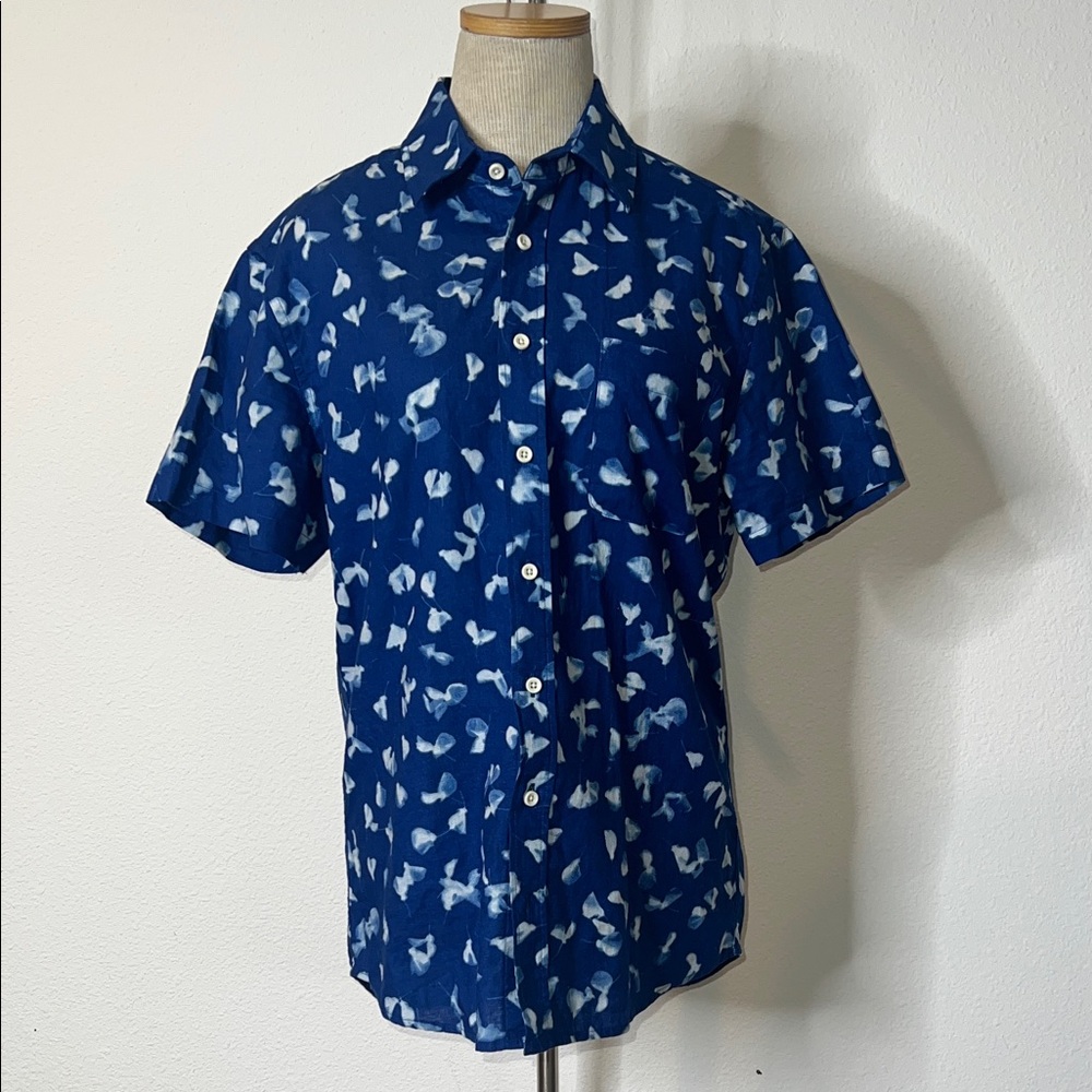 Taylor Stitch The Short Sleeve California Linen Blend Casual Button Up Shirt